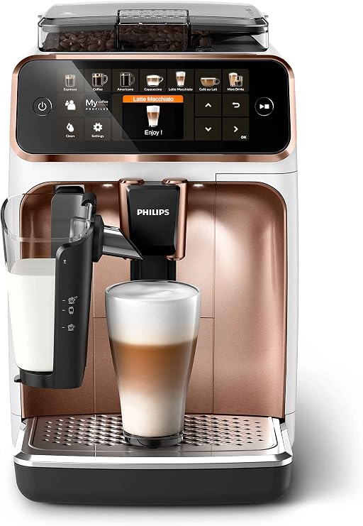 PHILIPS EP5443/70 Tam Otomatik Espresso Makinesi, LatteGo Süt Sistemi, AquaClean Filtre