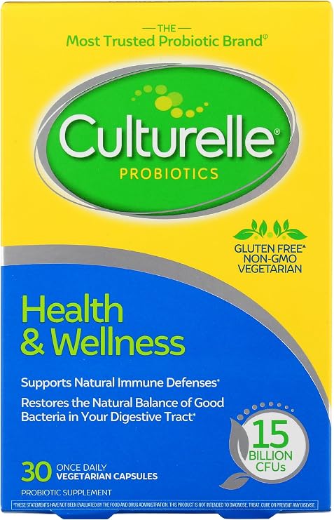 Culturelle Health & Wellness Probiotic Vegetarian Capsules 30 ea