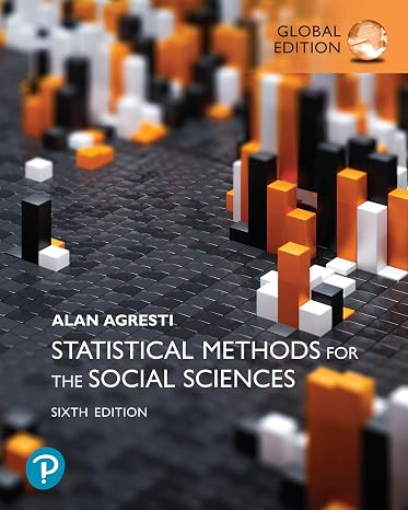 Statistical Methods for the Social Sciences Global Edition (Statistics)