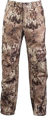 Kryptek Mens Njord Pant, Windproof & Fleece-Lined Cold-Weather Hunting Pant, Waterproof, Tactical Camouflage