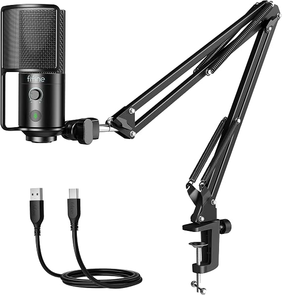 FIFINE T669PRO1 USB Studio Recording Microphone for Podcast, Singing