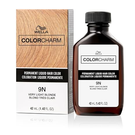 COLORCHARM Permanent Liquid Hair Color | Gray Coverage Natural Light Blonde