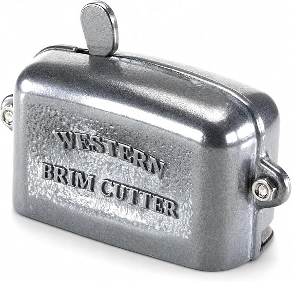 M&F Western Hat Brim Cutter, Premium Quality Metal, 1/8 Inch