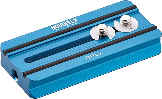 NOVOFLEX QPL-2-84mm Quick Release Plate - 2 pcs. 1/4 Screw (QPL-2)