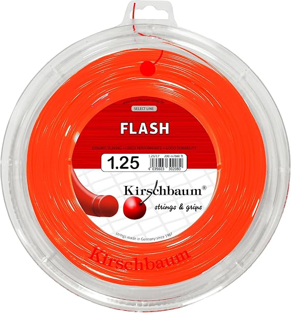 Kirschbaum Reel Flash Orange 1.25 mm (17G) 660ft