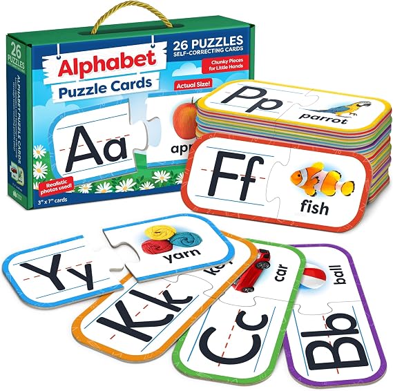 Alphabet Puzzle Games for Kindergarten - ABC Puzzles for Kids Ages 3-5