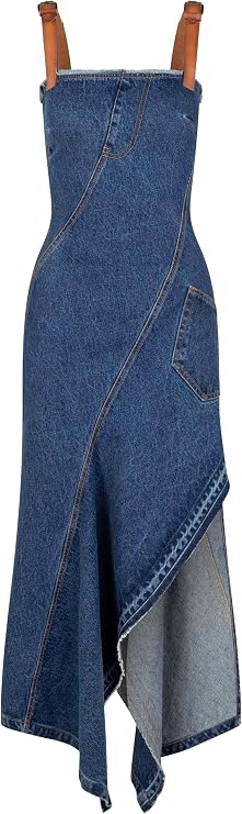 Twisted Denim Dress