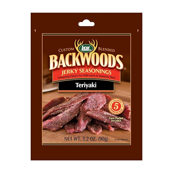 LEM Backwoods Teriyaki Seasoning with Cure Packet ,1 oz.