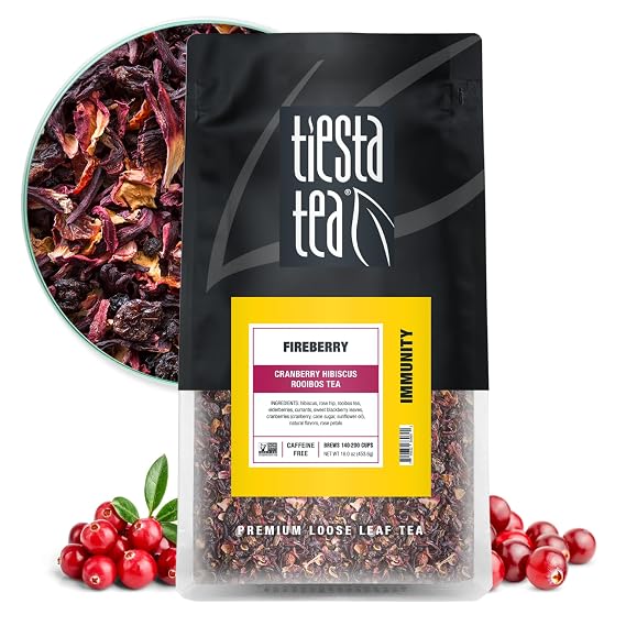 Tiesta Tea - Cranberry Hibiscus Rooibos Tea, Fireberry, Loose Leaf