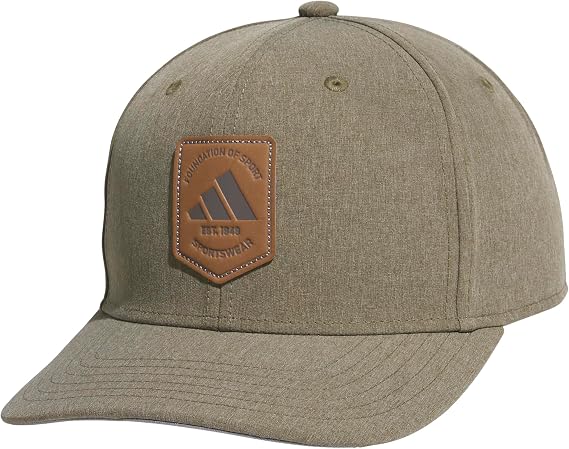 adidas Men's Scorecard High Crown Low Curve Brim Snapback Adjustable Fit Course Style Hat Baseball Cap
