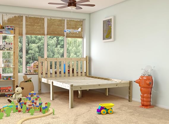 STRICTLY BEDS&BUNKS Brutus Heavy Duty Pine Bed Frame (Small Double)