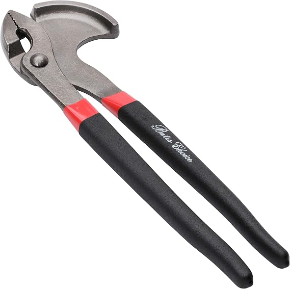Bates- Nail Puller, Pliers, 11" Nail Remover Tool, Multi Tool, Hand Tools, Staple Puller, Carpenter Tools, Staple Remover, Trim Puller, Nail Remover, Nail Pliers, Cats Paw Nail Puller Tool