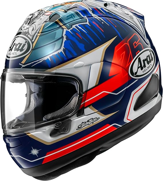 Arai RX-7X Full Face Motorcycle Helmet, Pedrosa Shogun, 24.0–24.4 inches 61–62 cm