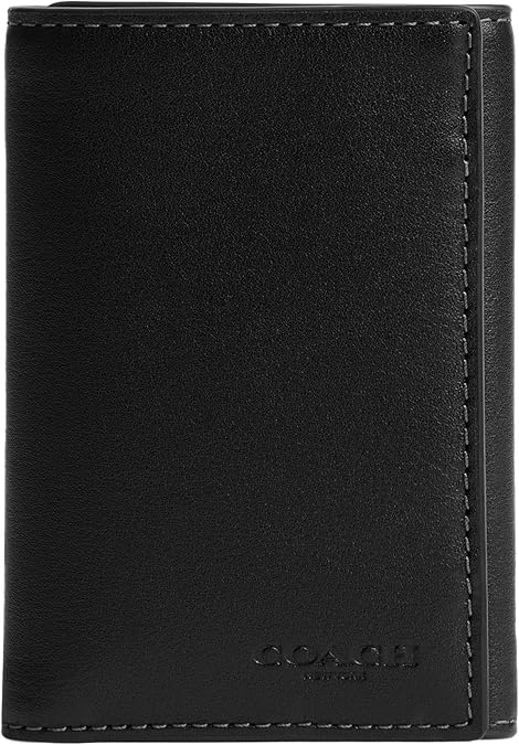 Coach Trifold Wallet, Black///White