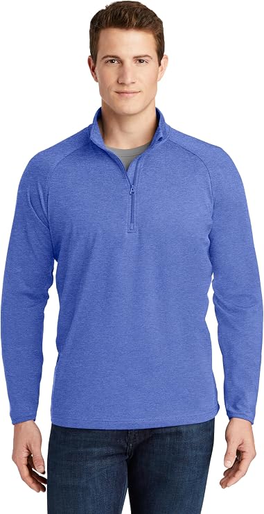 SPORT-TEK Unisex Sport-Wick Stretch Quarter Zip Pullover