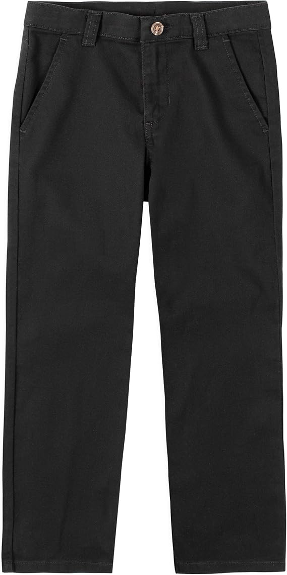 Chaps Boys' School Uniform Chino Twill Pant