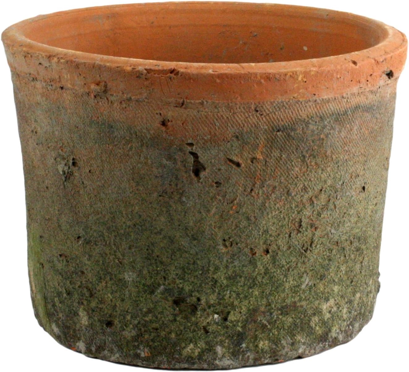 HomArt Rustic Terra Cotta Cylinder, Small, Natural, 1-Count