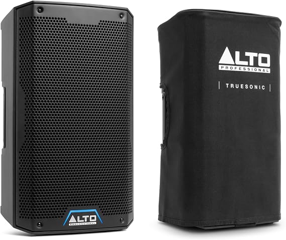 Alto Professional TS412-2500W 12" Active PA Speaker with 3 Channel Mixer, Bluetooth Streaming and Durable Slip-on Cover for TS412 Active Powered PA Speaker