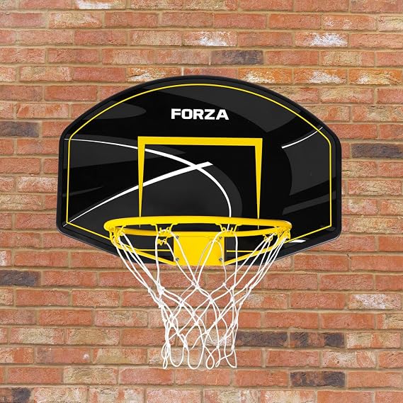 FORZA Basketball Backboard & Hoop - Wall Mounted | 2x sizes - Mini & Standard | Practice Indoors & Outdoors