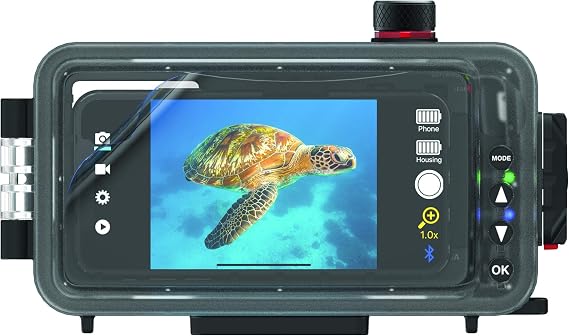 SeaLife Waterproof Screen Shield Protector for SportDiver & SportDiver S Housing, prevents scratches, standard size (5.8 x 3; 6.8 diagonal), 2-Pack