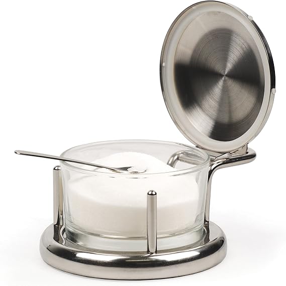 RSVP Stainless Steel Endurance Salt Server with Spoon