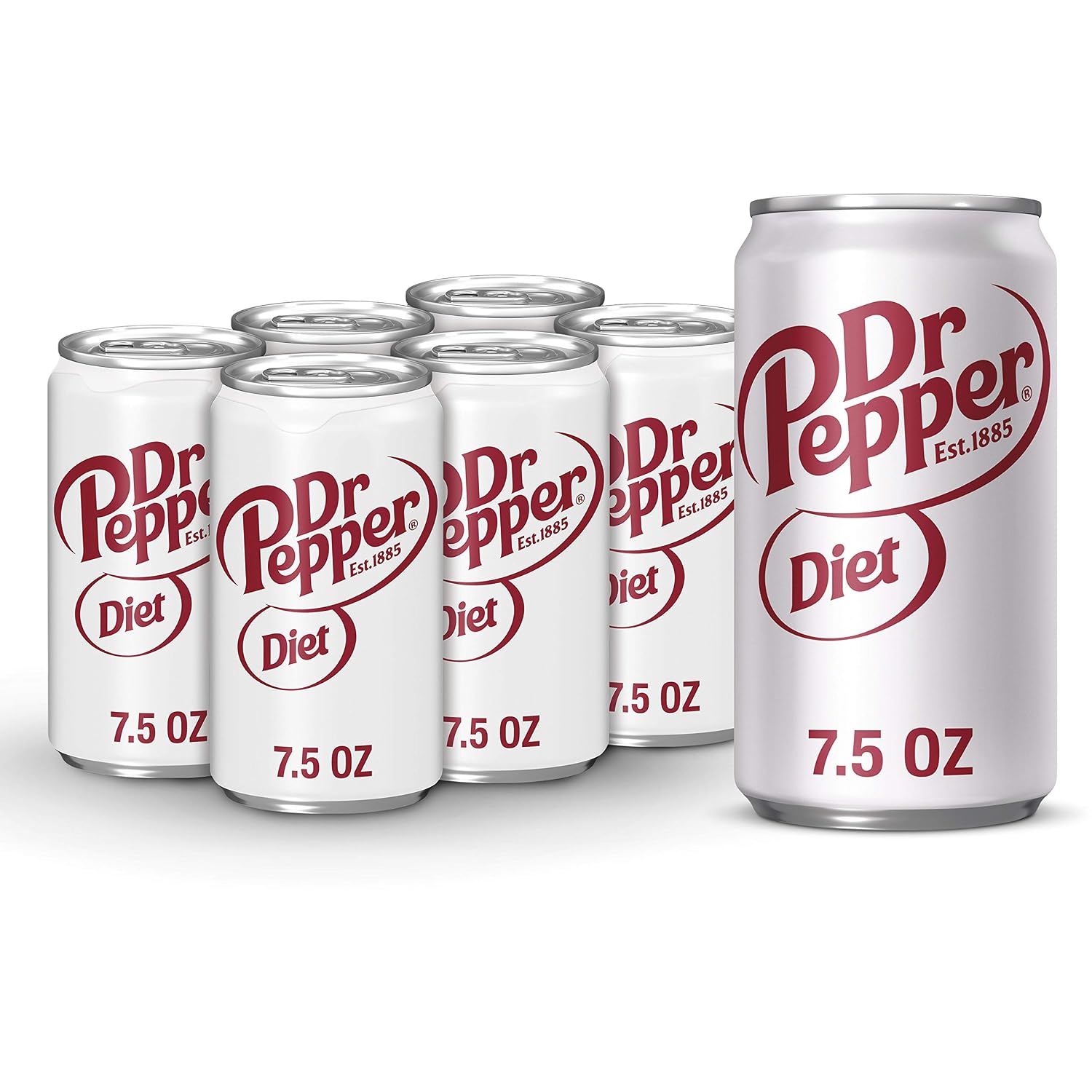Diet Dr Pepper - Mini Cans, 7.5 Oz, 6 Pk