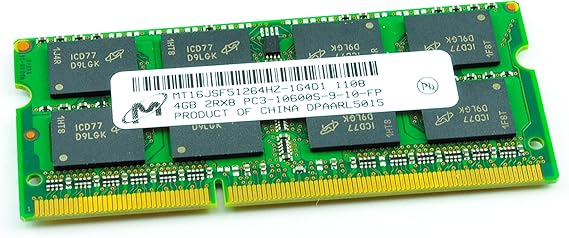 Micron 4GB PC3-10600 DDR3-1333MHz Non-ECC Memory Module MT16JSF51264HZ-1G4D1