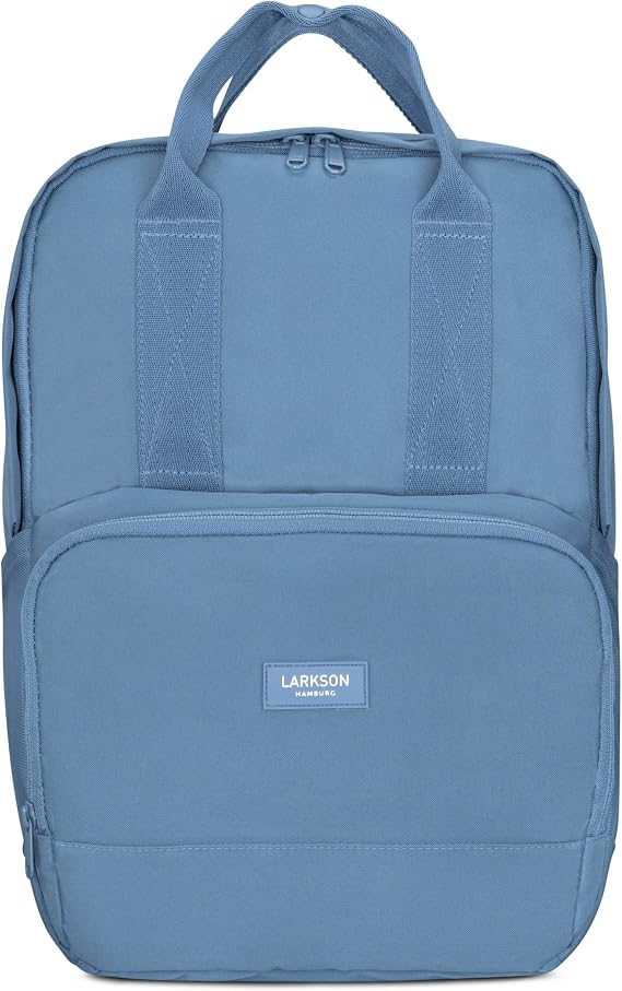LARKSON Backpack Women & Men Light Blue - No 6 - Rucksack For Work, University & School - Water-Repellent - 16'' Laptop Compartment