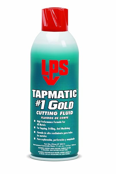 LPS - 40312 Tapmatic #1 Gold Cutting Fluid, 11 oz Aerosol (Pack of 12)