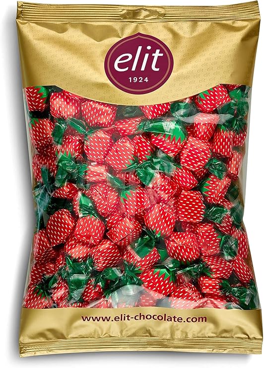 Elit Çilek Dolgulu Bonbon Şeker 1Kg