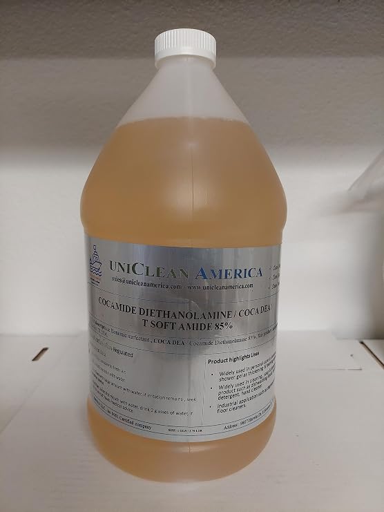 Cocamide Diethanolamine - Coca DEA - Cocamide DEA 85% - UniClean America - USA Made (Size: 1gln / 128 fl oz)