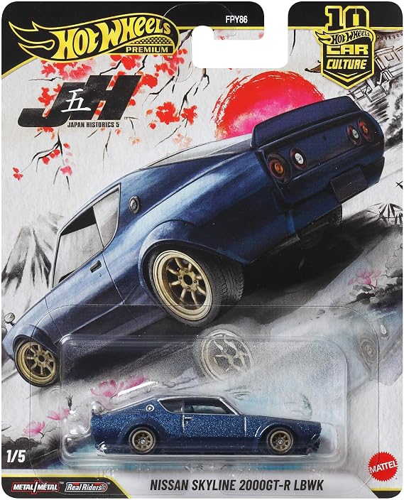 Hot Wheels LB Nissan Skyline 2000GT R LBWK Car Culture 1:64 ölçekli, JKF11