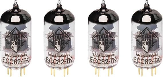 ECC82-TK Black Diamond Series Vacuum Tube Matched Quad