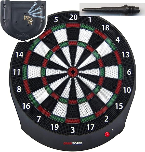 Gran Board Dash Bluetooth Dartboard Green with Special Bracket & ChoukouTip50pics