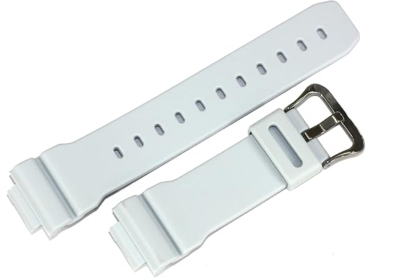 Casio 10222709 Genuine Factory Replacement Resin Watch Band fits DW-6900FS-8SJ DW-6900FS-8J