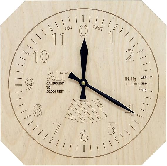 Advance Clock Co. 10" Wall Clock [Black]