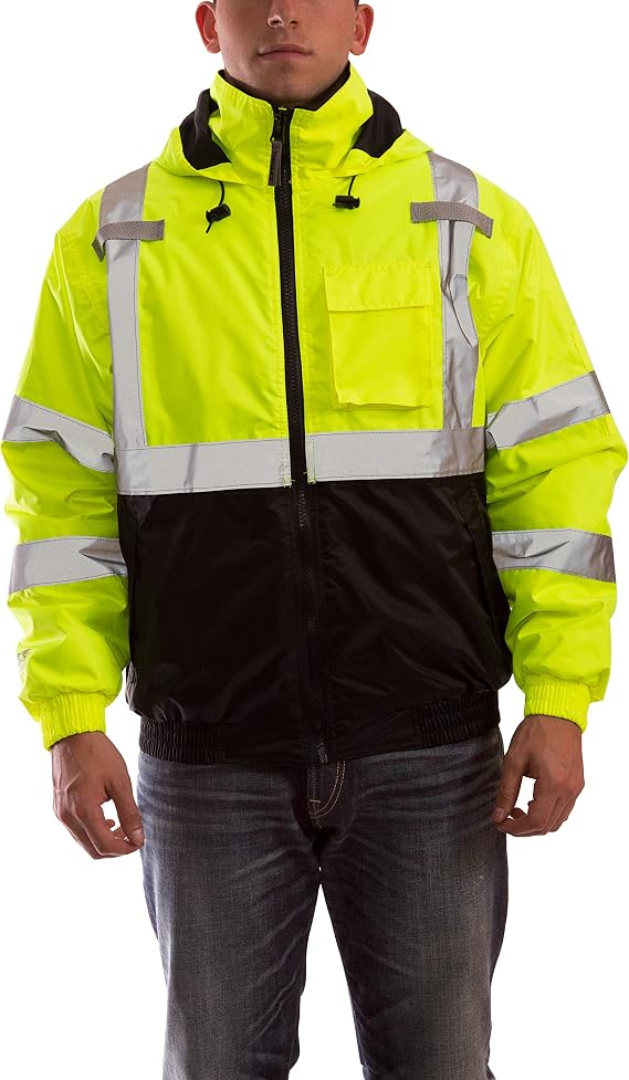 TINGLEY mens Bomber IiHigh Visibility Insulated Hooded Jacket