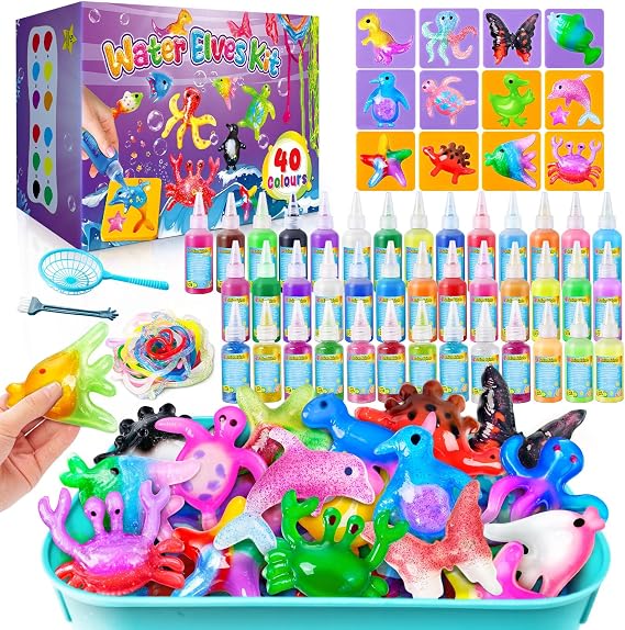 JOPSHEEN 40 Colours Magic Water Elf Kit - Aqua Fairy with 12 Molds