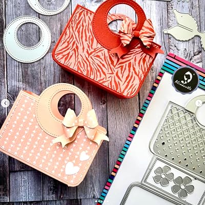 1set Shopping Bag Gift Box Dies Metal Cutting Die Cut for Handmade Treat Box Paper Craft DIY Present Packing for Friends Family Kids Paper Bag Template from Alina Crafts