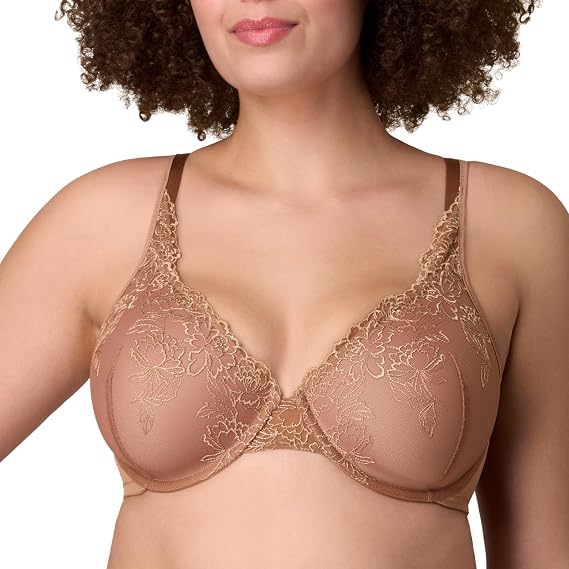 Playtex Women's Underwire Bra, Plus-Size Bras Available, Full Coverage, Convertible, Supportive, Lace, 4805