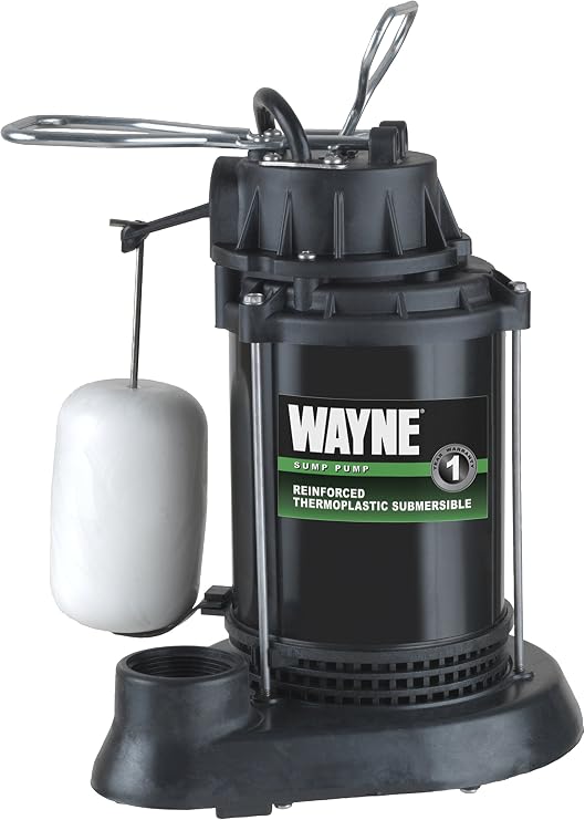 WAYNE 1/2 HP Sump Pump Coated Steel Thermoplastic SPF50