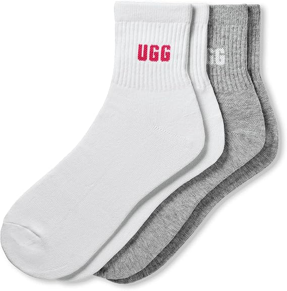 UGG Women's Quinlin Logo Quarter 2 Pack