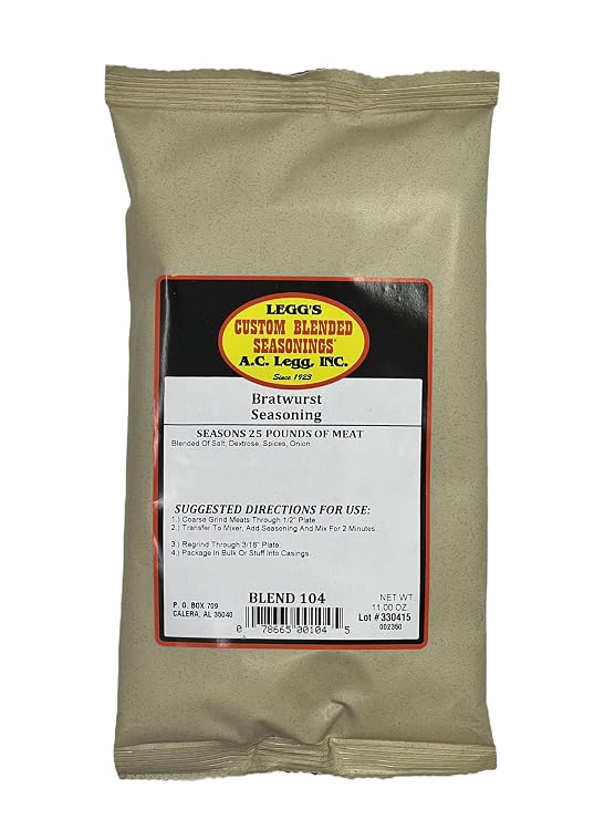 A.C. Legg Bratwurst Seasoning