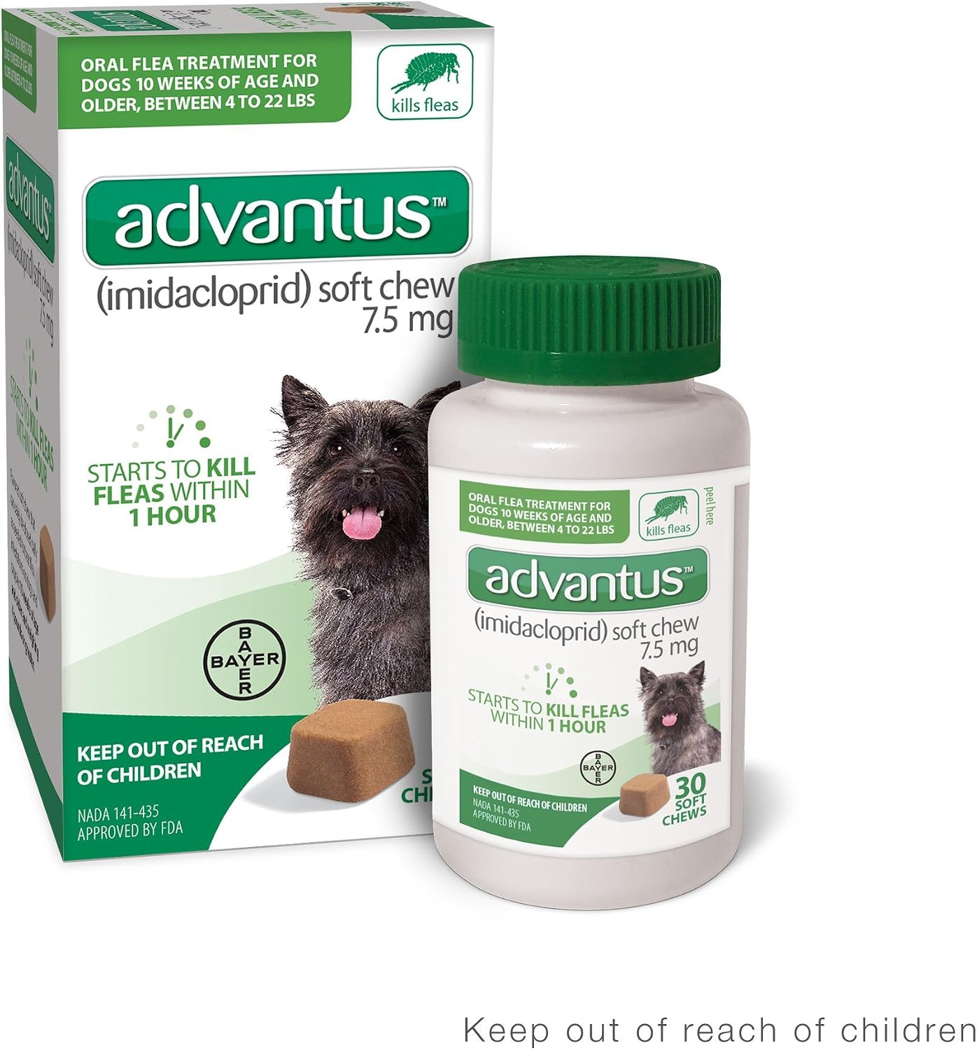 Advantus Imidacloprid Chewable Flea Treatment for Dogs
