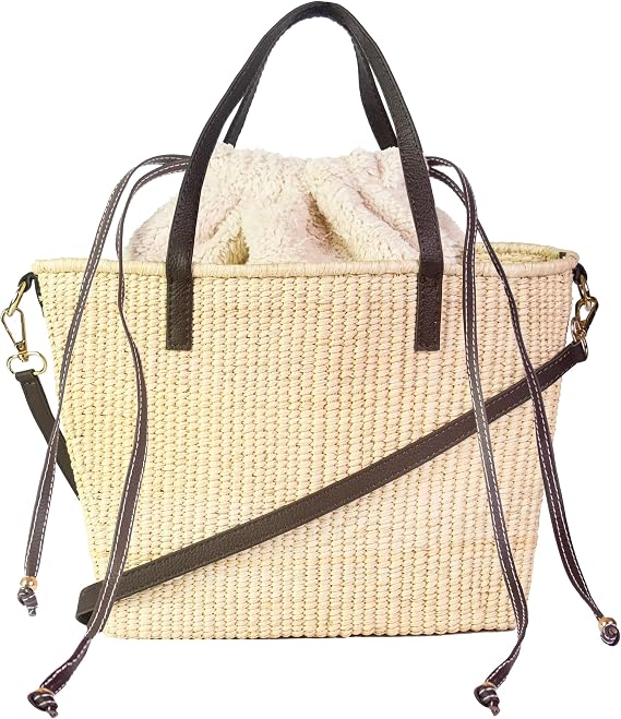 Leather Handle Canasta With Winter Pouch