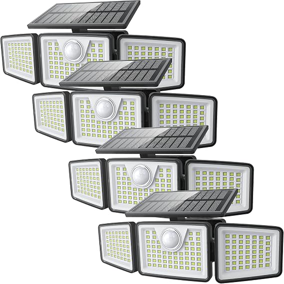 daphino 4pcs Solar Lights