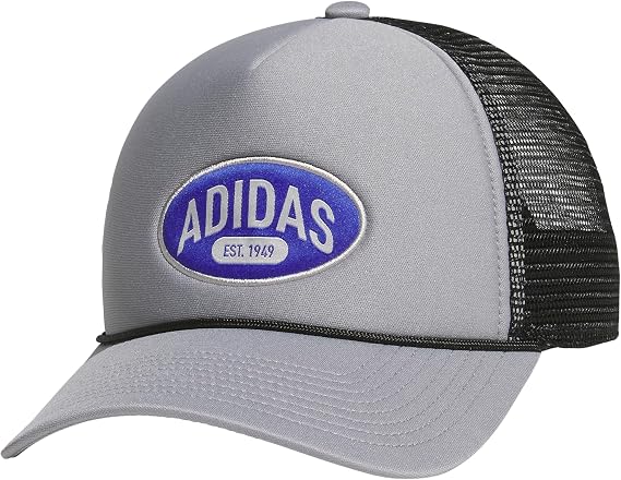 Adidas Men's Foam Front Mesh Back Snapback Adjustable Fit Trucker Hat Baseball Cap