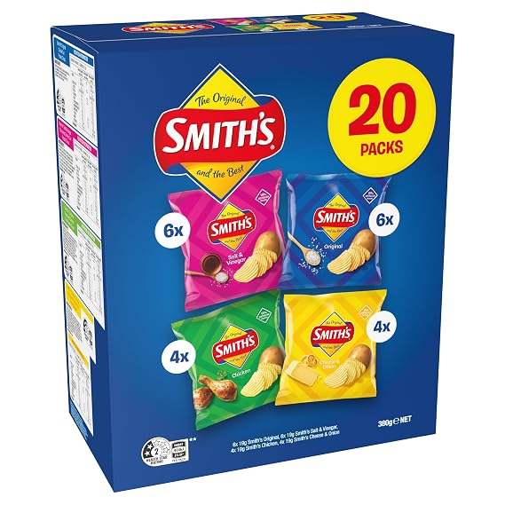 Smiths Crinkle Variety 20 Pack 380g