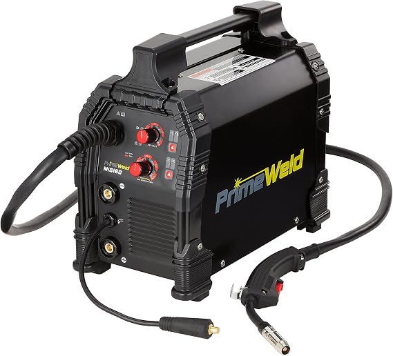 PrimeWeld MIG160 Mig Welder, 160-Amp Gasless Flux Core Welding Machine With Dual Voltage 220v, 110v