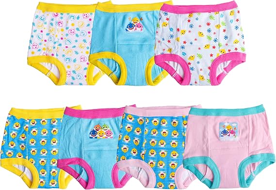 Baby Shark Unisex Training Pant Multipacks With Success Tracking Chart & Stickers, Sizes 18m, 2t, 3t, 4t